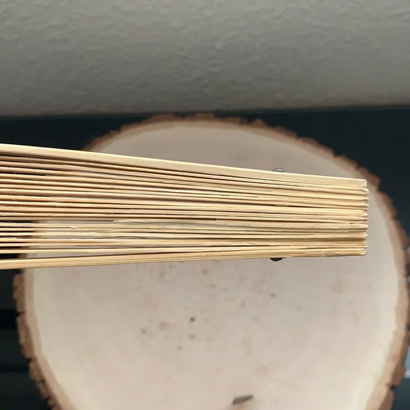 Vintage Chinese Tropical Bird Fold Out Fan - Picture 15 of 16